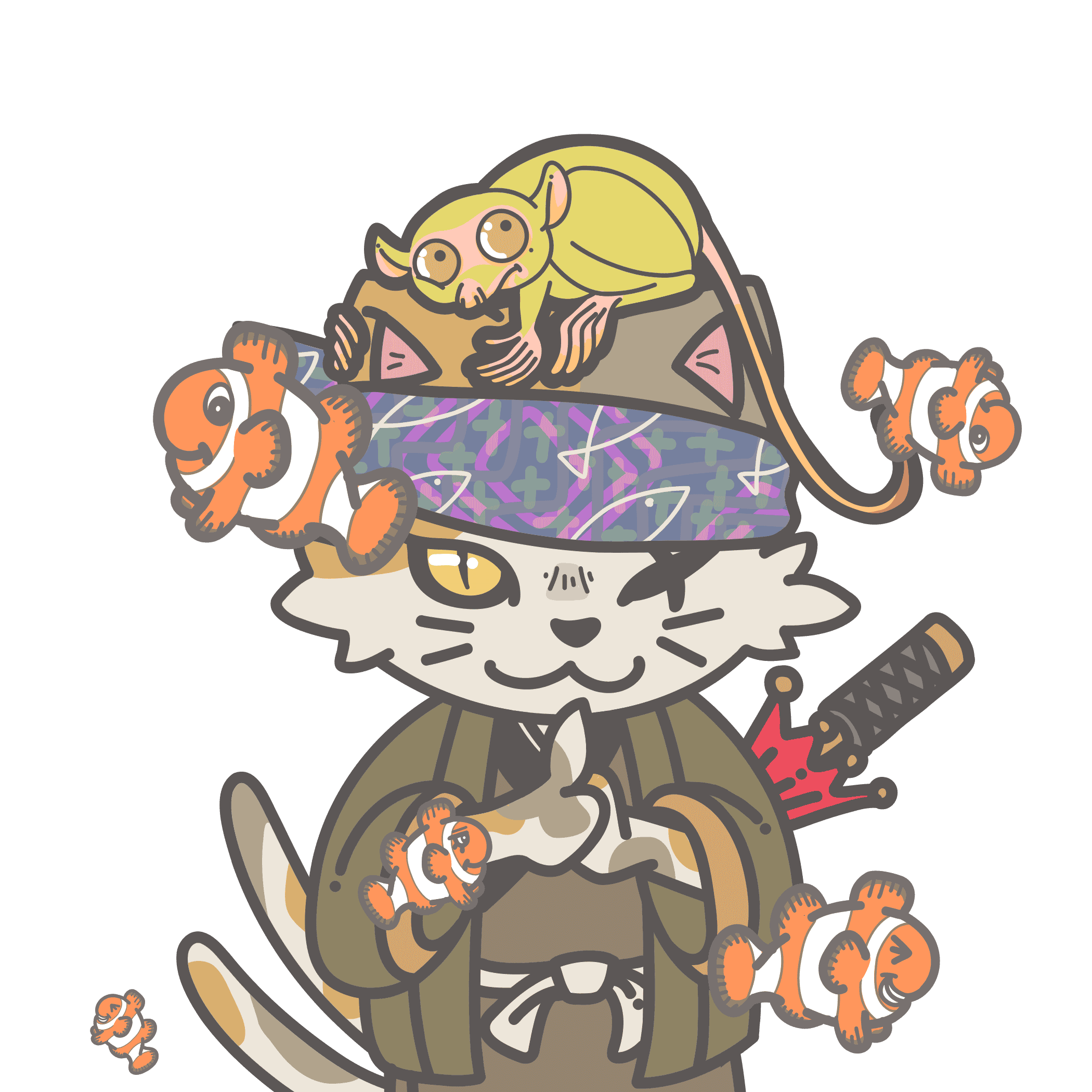 NEKOMATA-brown #3826