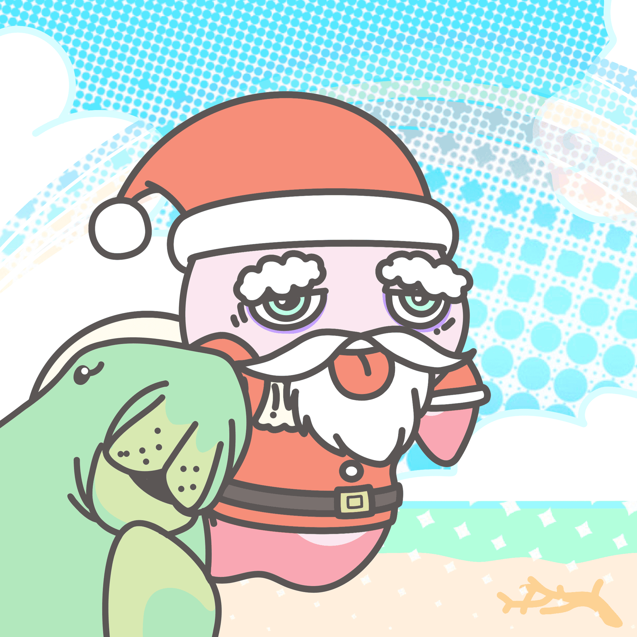 MITAMA-pink Santa Claus #4204